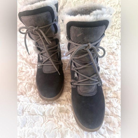 Cougar Dylan Waterproof Wedge Mid-Calf Boots Size 8 EU38.5 - Picture 2 of 10